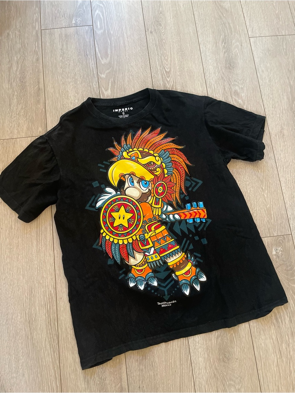 Vintage - Mario Aztec Print Tee